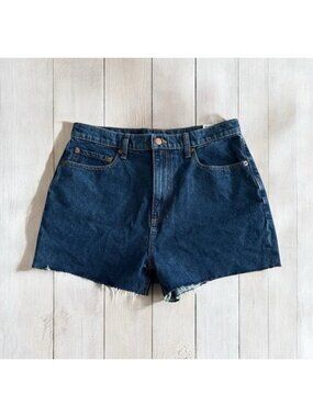 VS PINK High Waist Cutoff Jean Denim Shorts Size 30 NEW with tags